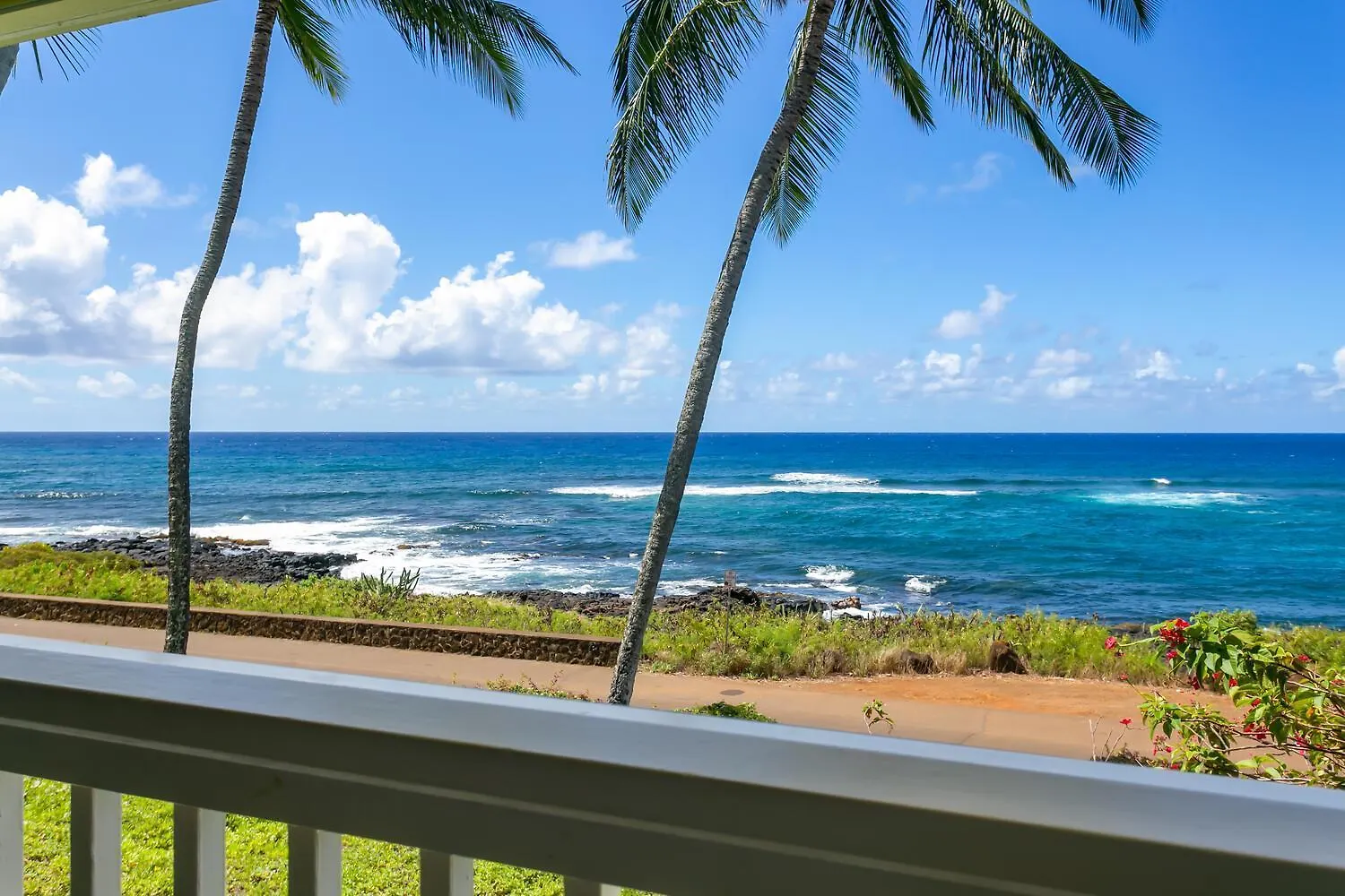 Oceanfront Breezy Corner Unit W Air Conditioning- Alekona Kauai Koloa 0*,