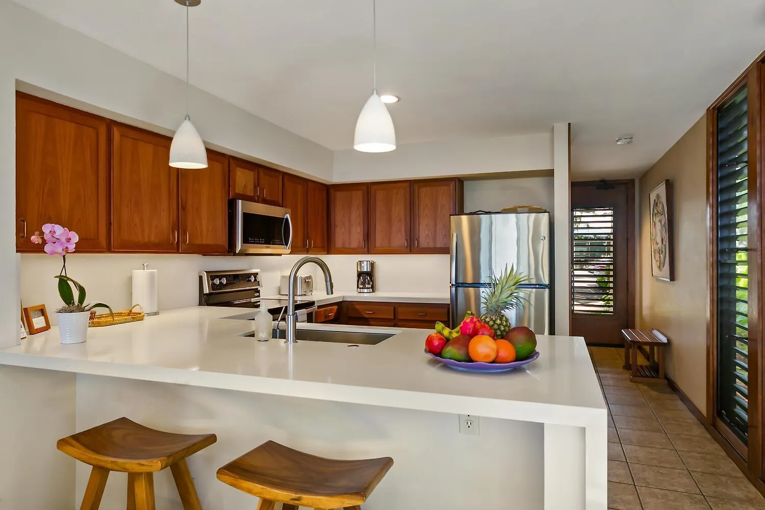 Holiday home Oceanfront Breezy Corner Unit W Air Conditioning- Alekona Kauai Koloa
